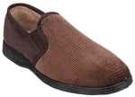 Fleet & Foster Tim Twin Gusset Classic Mens Slippers Mirak