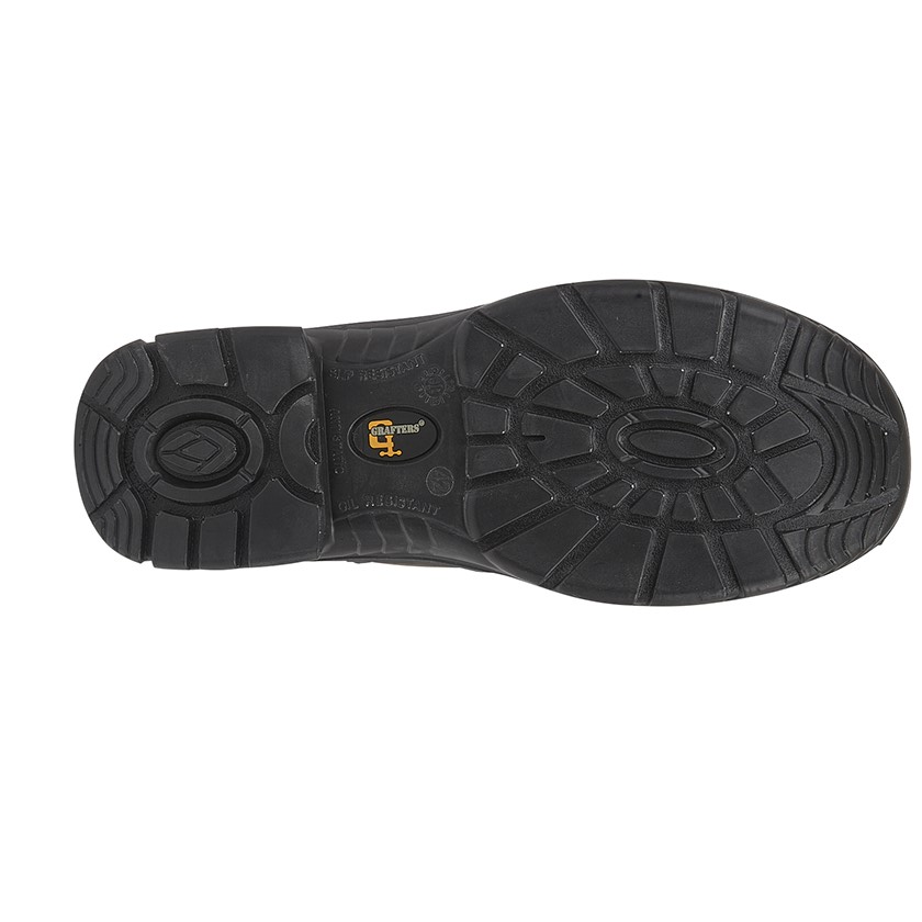 Men’s Wide Fit Safety Dealer Boots – Steel Toe, Water-Repellent and Built for Comfort