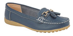 Boulevard L748NC Womens Tassle Loafer - Shuzes