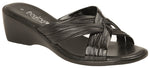 Boulevard L9558AP Womens X Over Mule Sandal - Shuzes