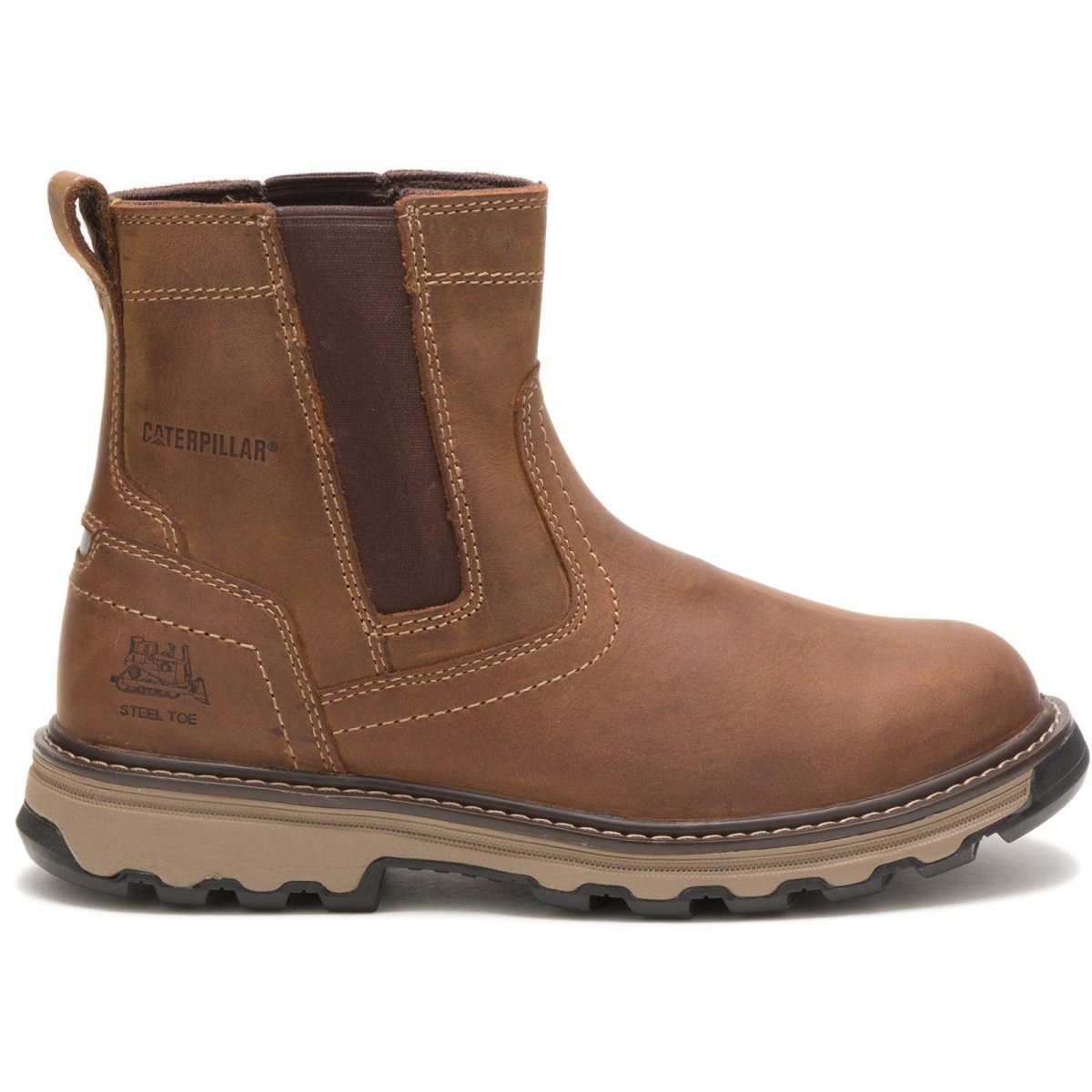 Caterpillar Pelton Mens Composite Toe Cap Safety Dealer Boots - Shuzes