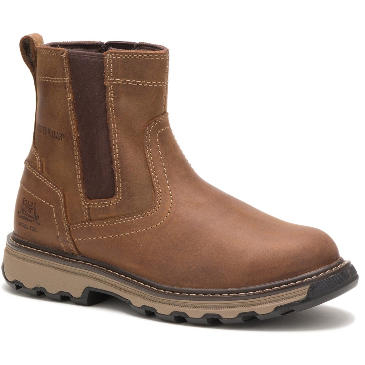 Caterpillar Pelton Mens Composite Toe Cap Safety Dealer Boots - Shuzes