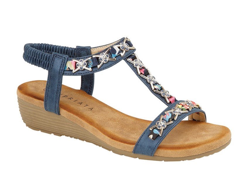 Cipriata L072C Womens Jewelled Sandal - Shuzes