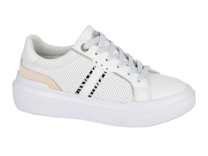 Cipriata L480G Womens Lace Up Diamante Glamour Trainer - Shuzes