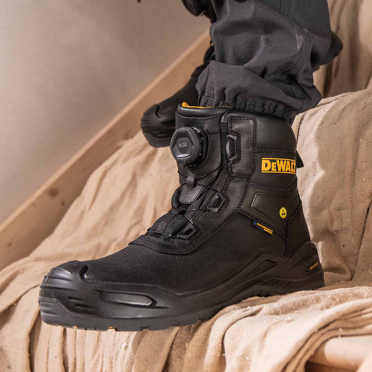 DeWalt Lander BOA Safety Boots Black - Shuzes