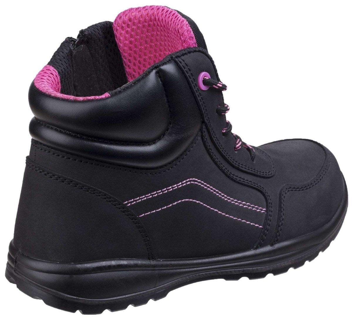 Amblers AS601 Lydia Ladies Composite Safety Boots With Side Zip - Shoe Store Direct
