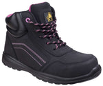 Amblers AS601 Lydia Ladies Composite Safety Boots With Side Zip - Shoe Store Direct
