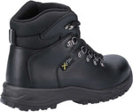 Amblers AS606 Jules Black Leather Ladies Metatarsal Safety Boots - Shoe Store Direct