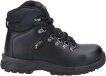 Amblers AS606 Jules Black Leather Ladies Metatarsal Safety Boots - Shoe Store Direct