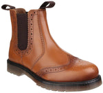 Amblers Dalby Pull On Mens Brogue Boots - Shoe Store Direct