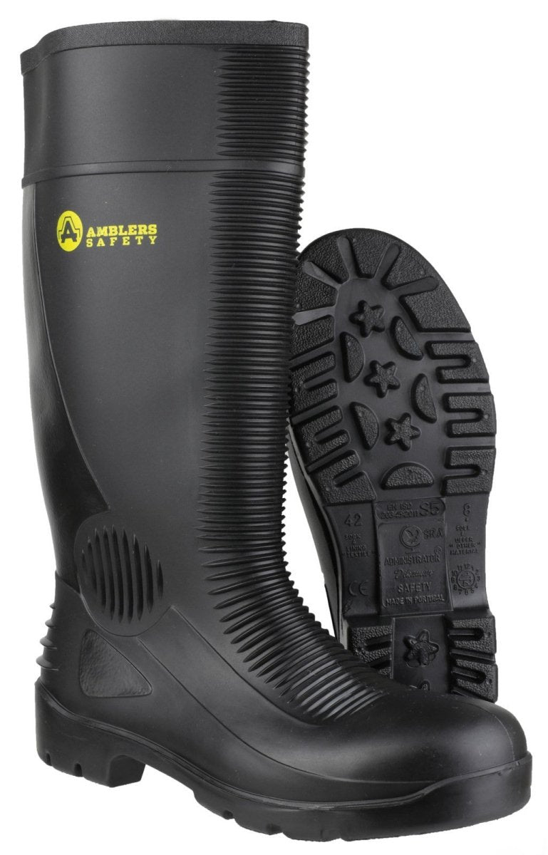 Amblers FS100 Admin Construction Safety Wellington Boots - Shoe Store Direct