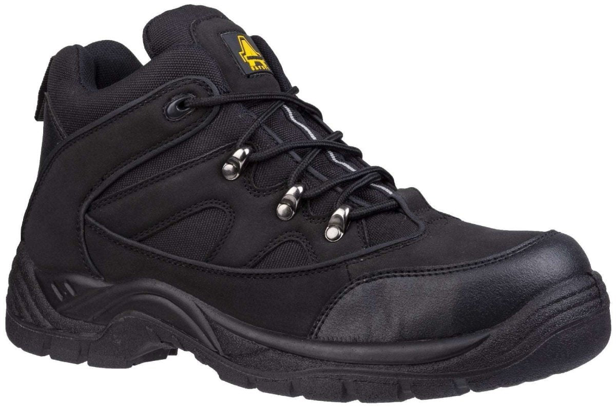 Amblers FS151 Vegan-Friendly Black Steel Toe Cap Safety Boots - Shoe Store Direct