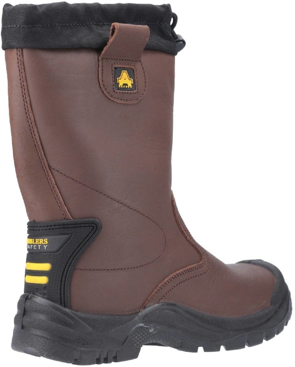 Amblers FS245 Waterproof Steel Toe Cap Mens Safety Rigger Boots - Shoe Store Direct