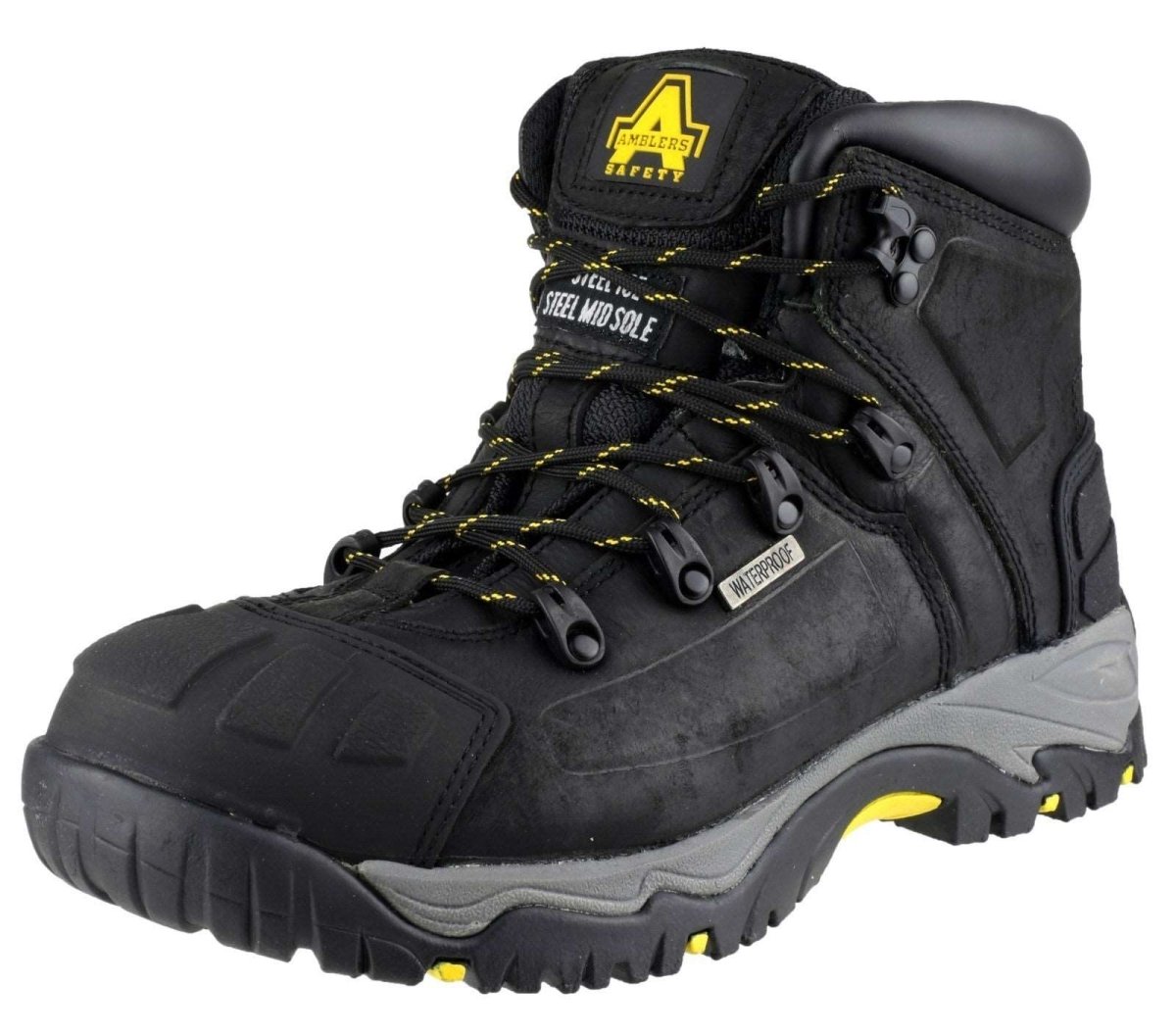 Amblers FS32 Leather Waterproof Steel Toe Safety Boots - Shoe Store Direct