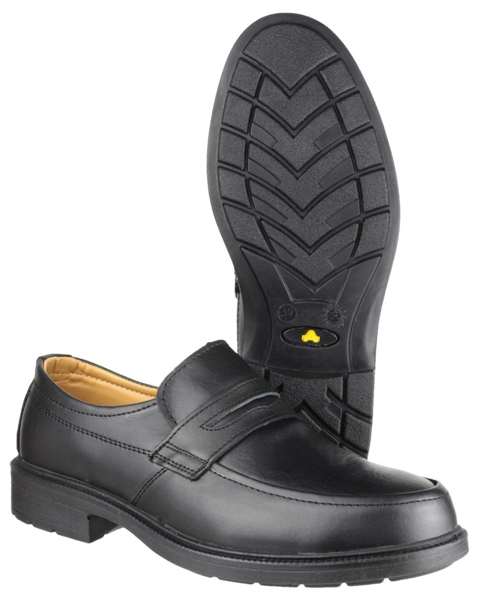 Amblers FS46 Mocc Toe Mens Leather Smart Safety Shoes - Shoe Store Direct