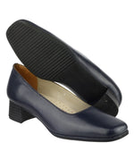 Amblers Walford Ladies Low Block Heel Court Shoes - Shoe Store Direct