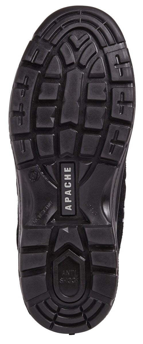 Apache AP302SM Black Suede Steel Toe Cap Safety Trainers - Shoe Store Direct