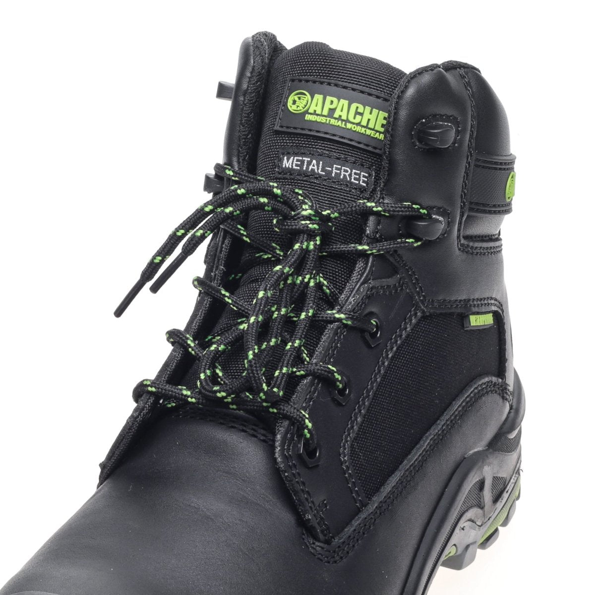 Apache Dakota Black Waterproof Safety Boots - Shoe Store Direct