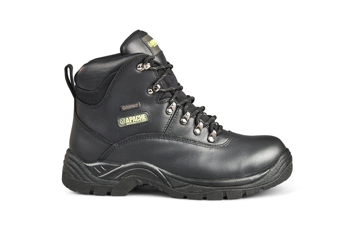 Apache SS812SM Mens Waterproof Steel Toe Safety Hiker Boots - Shoe Store Direct