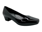 Boulevard L402AP Low Heel Plain Court Shoe - Shoe Store Direct