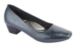 Boulevard L402C Low Heel Plain Court Shoe - Shoe Store Direct