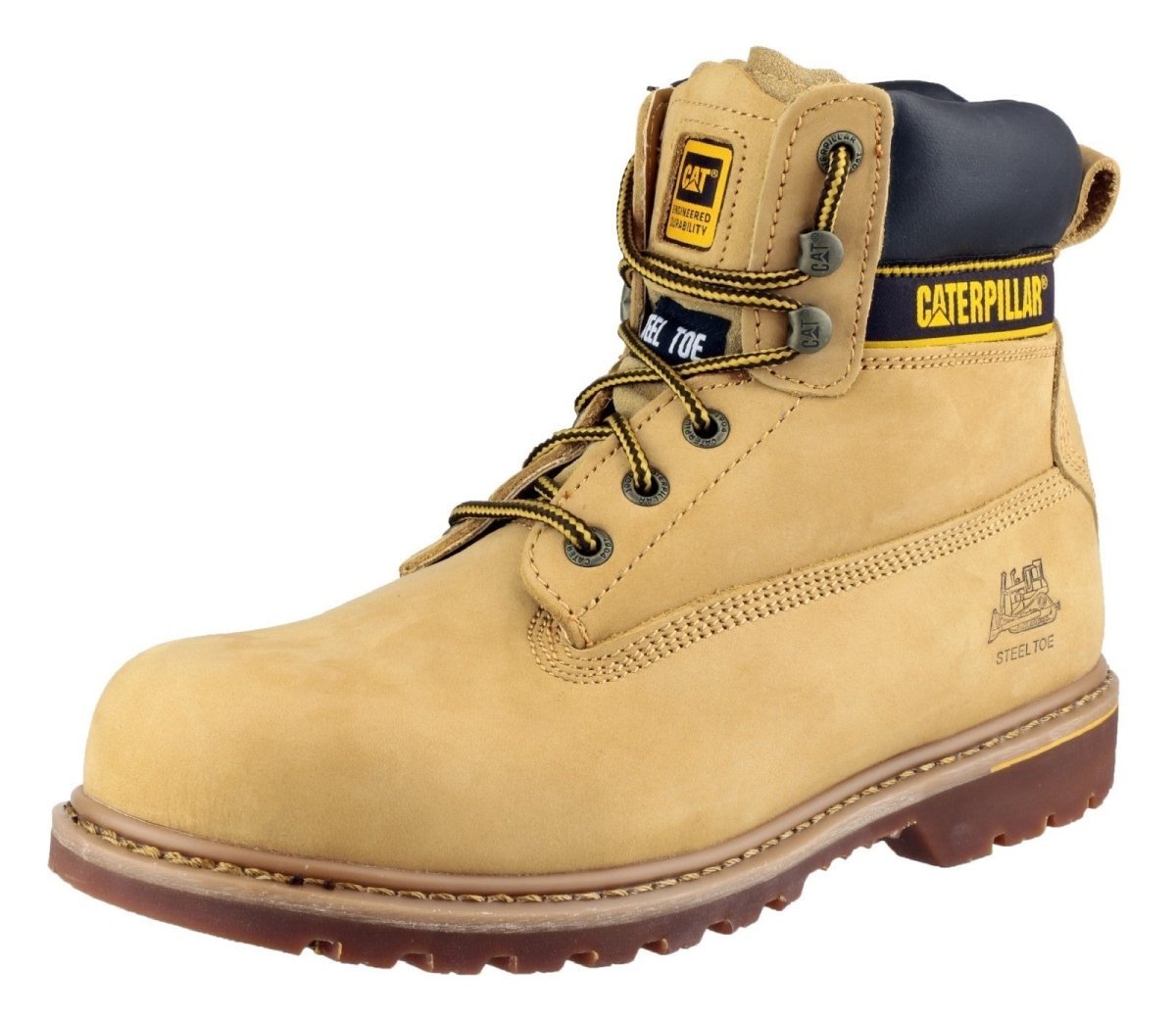 Caterpillar Holton S3 Goodyear Welted Safety Boots - Shoe Store Direct
