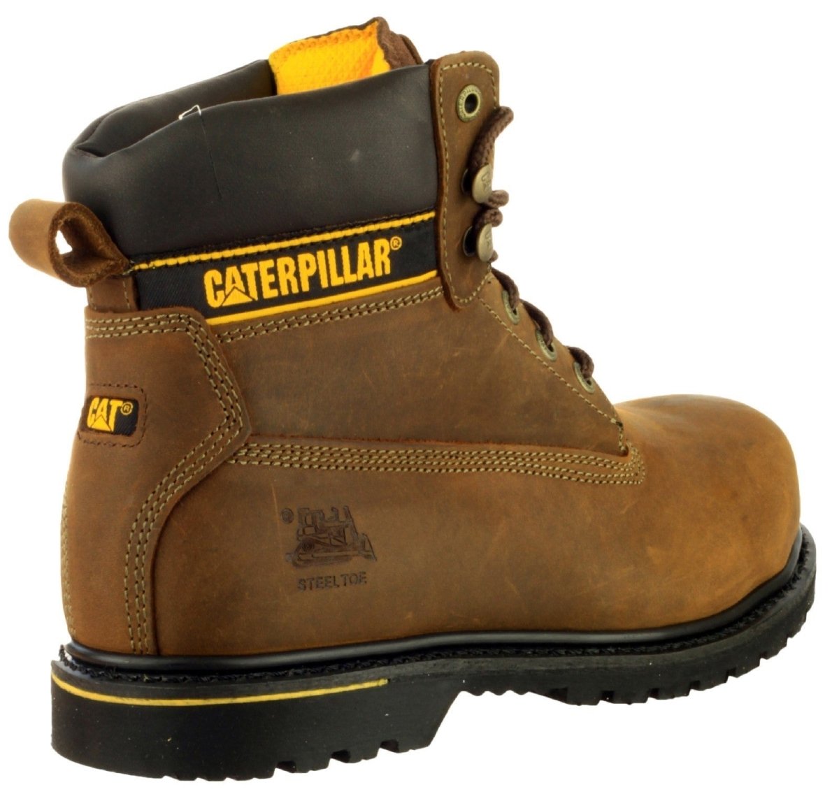Caterpillar Holton SRC Goodyear Welted Safety Boots - Shoe Store Direct