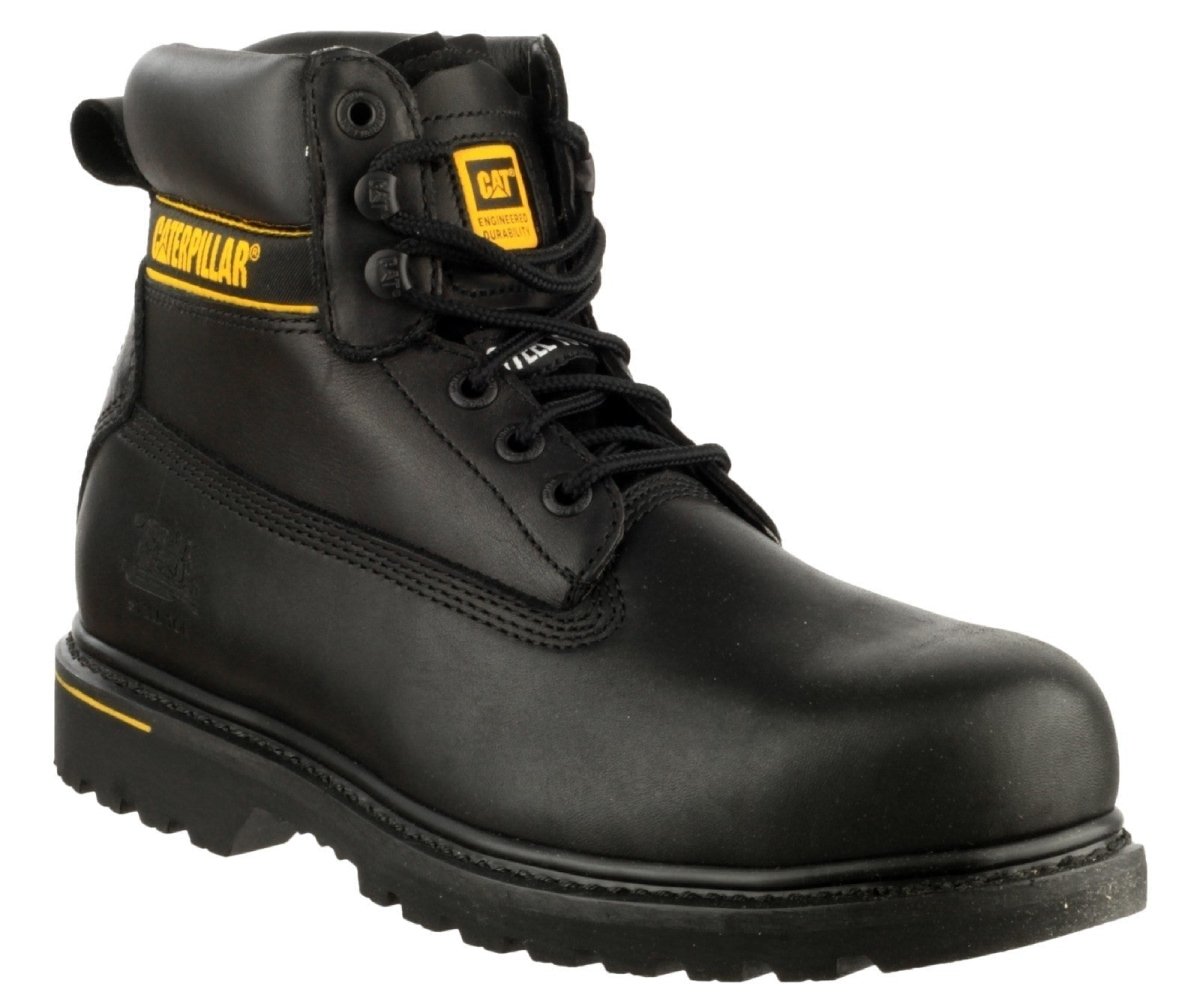 Caterpillar Holton SRC Goodyear Welted Safety Boots - Shoe Store Direct