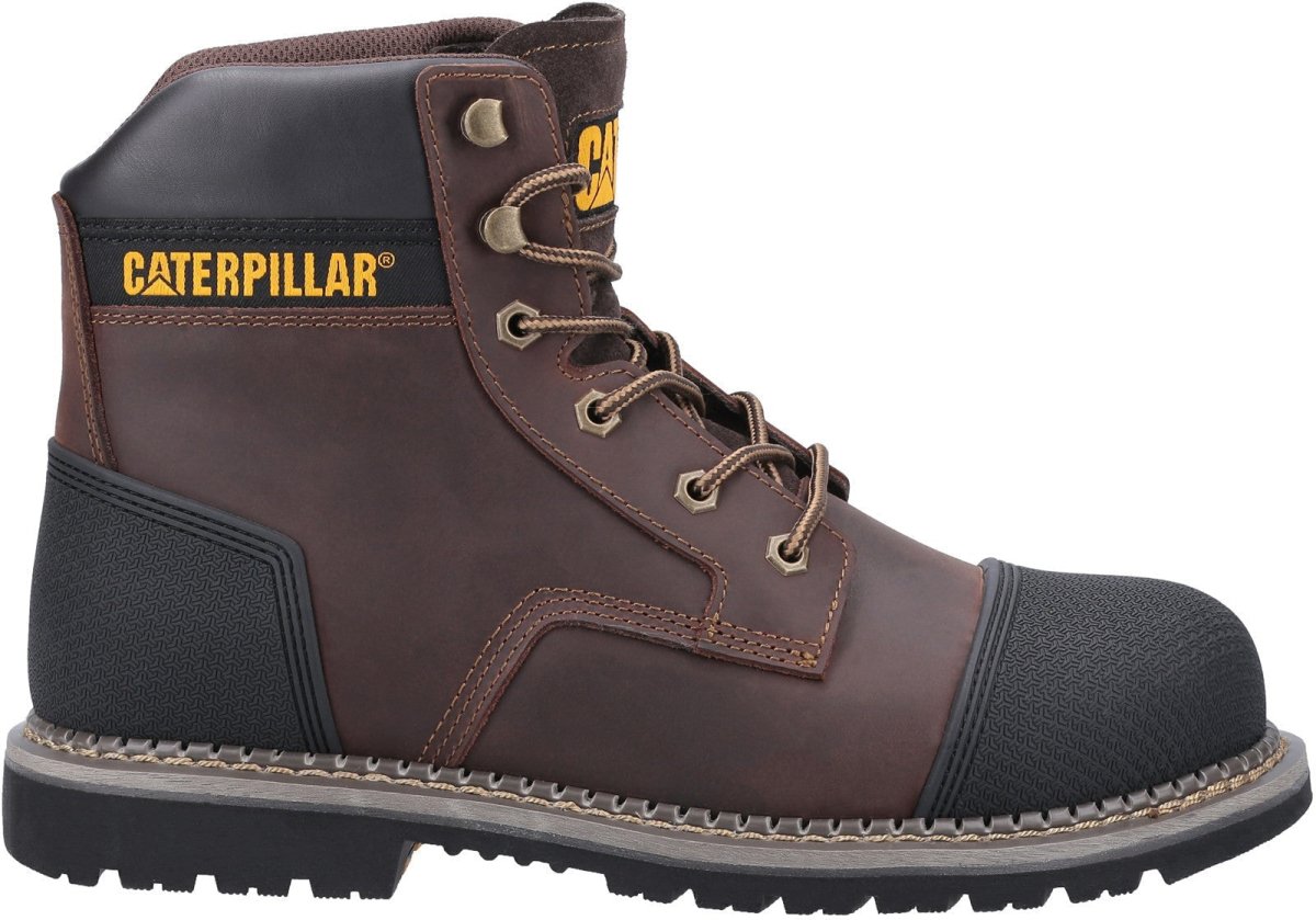 Caterpillar Powerplant S3 Goodyear Welted Safety Boots - Shoe Store Direct