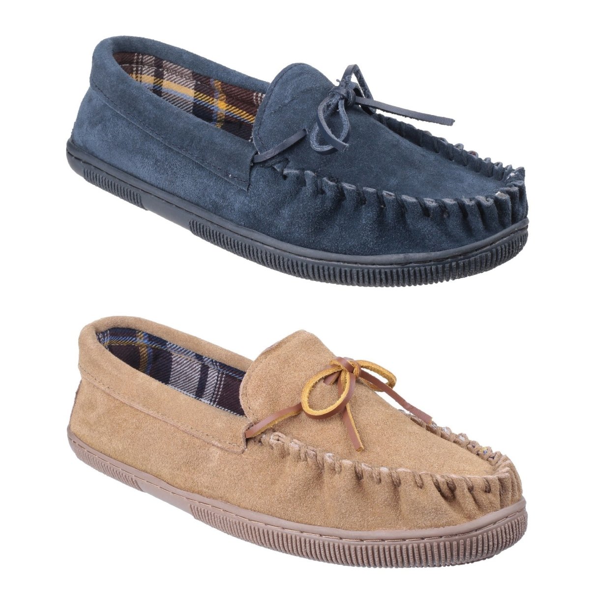 Cotswold Alberta Slip On Moccasin Slippers - Shoe Store Direct