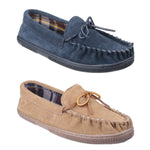 Cotswold Alberta Slip On Moccasin Slippers - Shoe Store Direct
