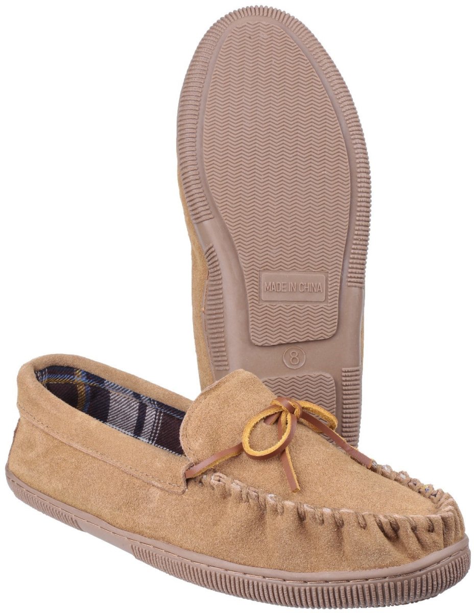 Cotswold Alberta Slip On Moccasin Slippers - Shoe Store Direct