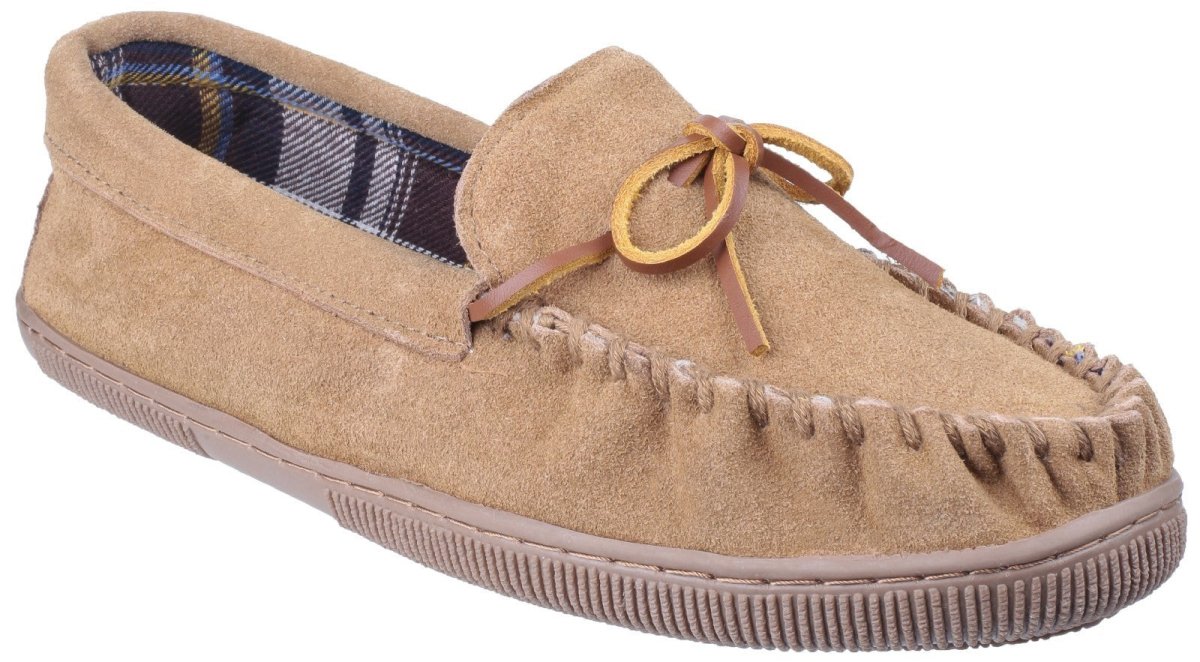 Cotswold Alberta Slip On Moccasin Slippers - Shoe Store Direct