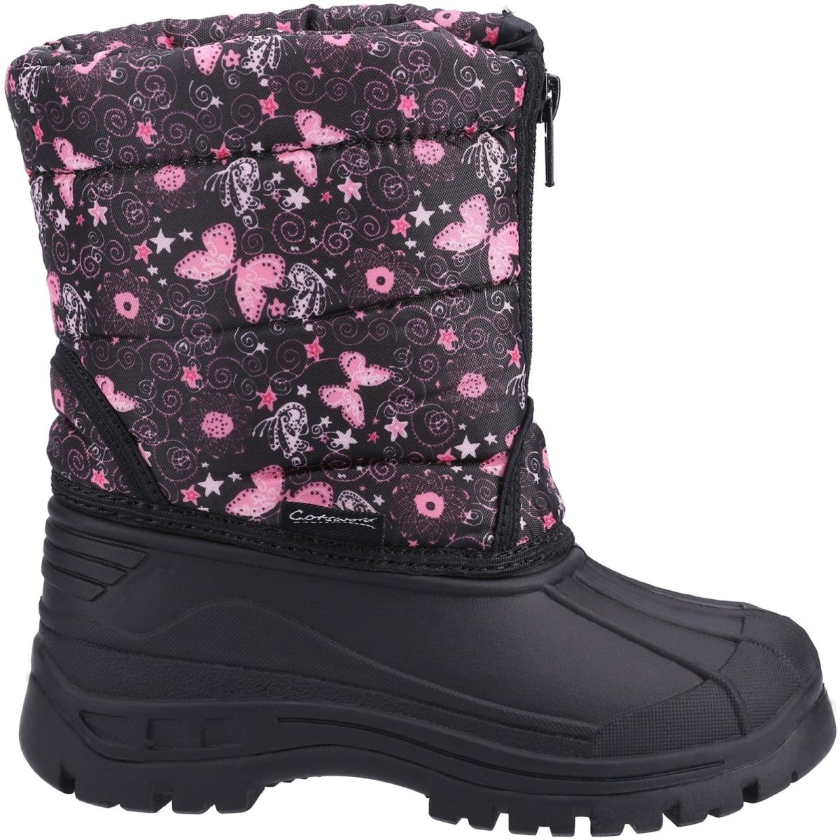 Cotswold Iceberg Kids Weather Zip-Top Snow Boots - Shoe Store Direct