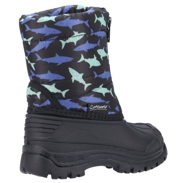 Cotswold Iceberg Kids Weather Zip-Top Snow Boots - Shoe Store Direct
