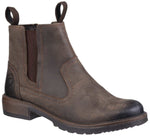 Cotswold Laverton Ladies Leather Slip On Ankle Boots - Shoe Store Direct