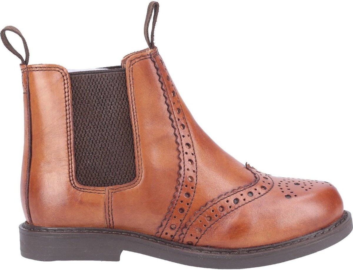 Cotswold Nympsfield Kids Brogue Chelsea Boots - Shoe Store Direct