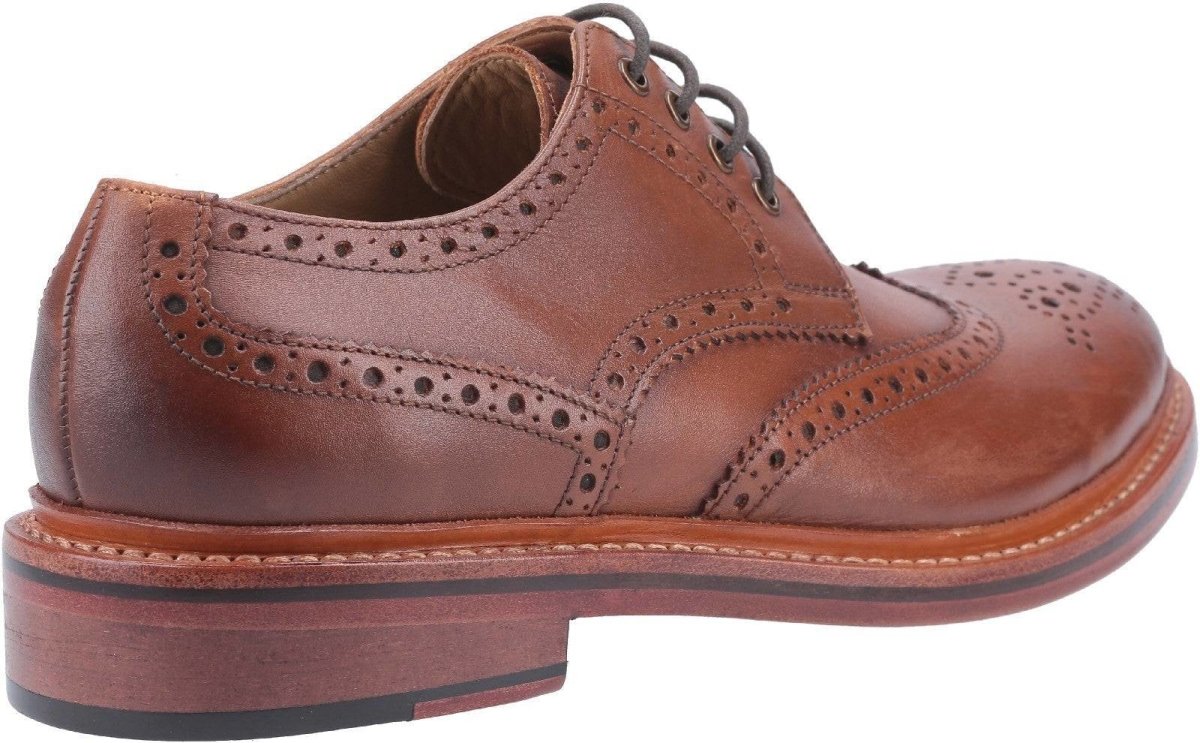 Cotswold Quenington Mens Leather Brogue Shoes - Shoe Store Direct