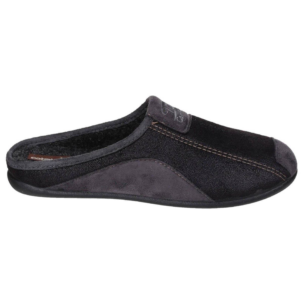 Cotswold Westwell Mens Suede Loafer Mule Slippers - Shoe Store Direct