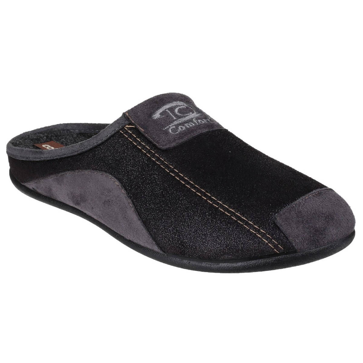 Cotswold Westwell Mens Suede Loafer Mule Slippers - Shoe Store Direct