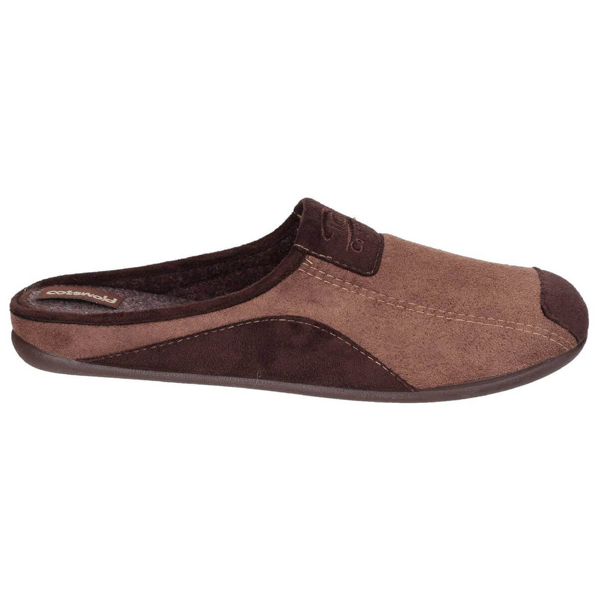 Cotswold Westwell Mens Suede Loafer Mule Slippers - Shoe Store Direct