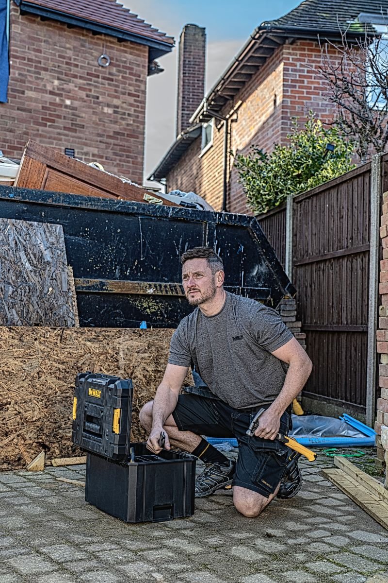 DeWalt Typhoon Charcoal T-Shirt - Shoe Store Direct