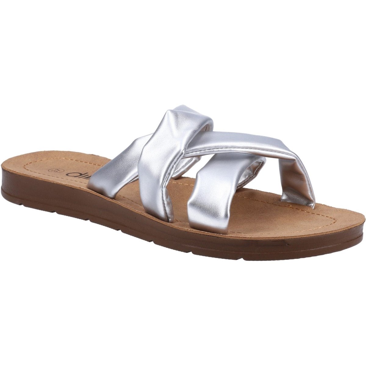 Divaz Zurich Vegan-Friendly Ladies Summer Sliders - Shoe Store Direct