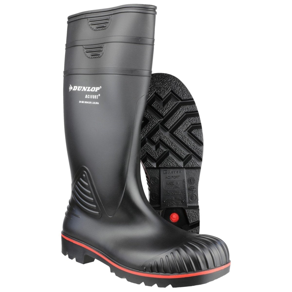 Dunlop Acifort Heavy Duty Full Safety Mens Wellington Boots - Shoe Store Direct