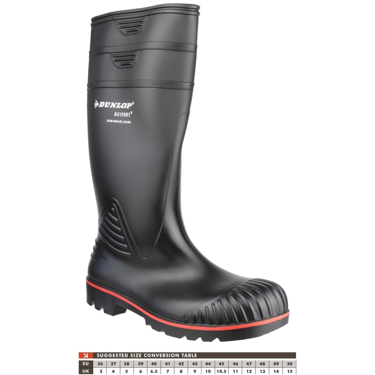 Dunlop Acifort Heavy Duty Full Safety Mens Wellington Boots - Shoe Store Direct