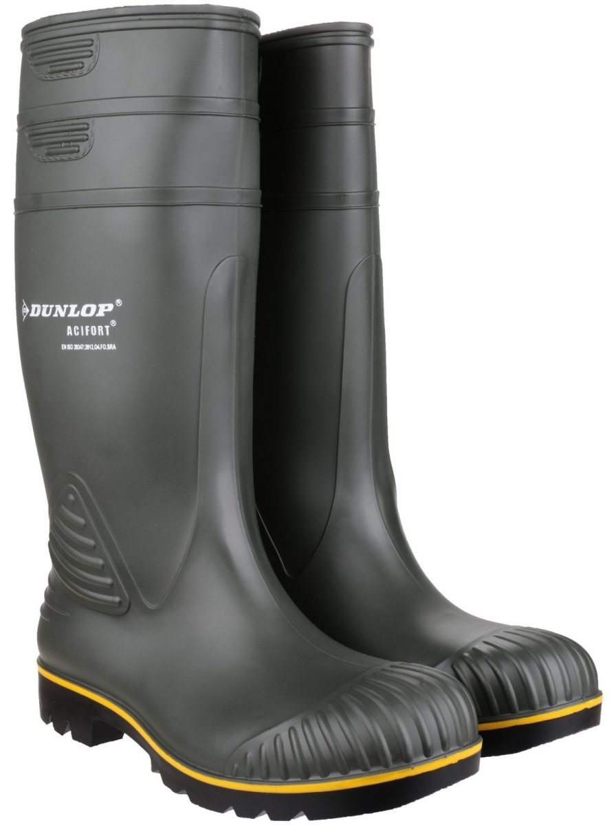Dunlop Acifort Heavy Duty Non Safety Wellington Boots - Shoe Store Direct