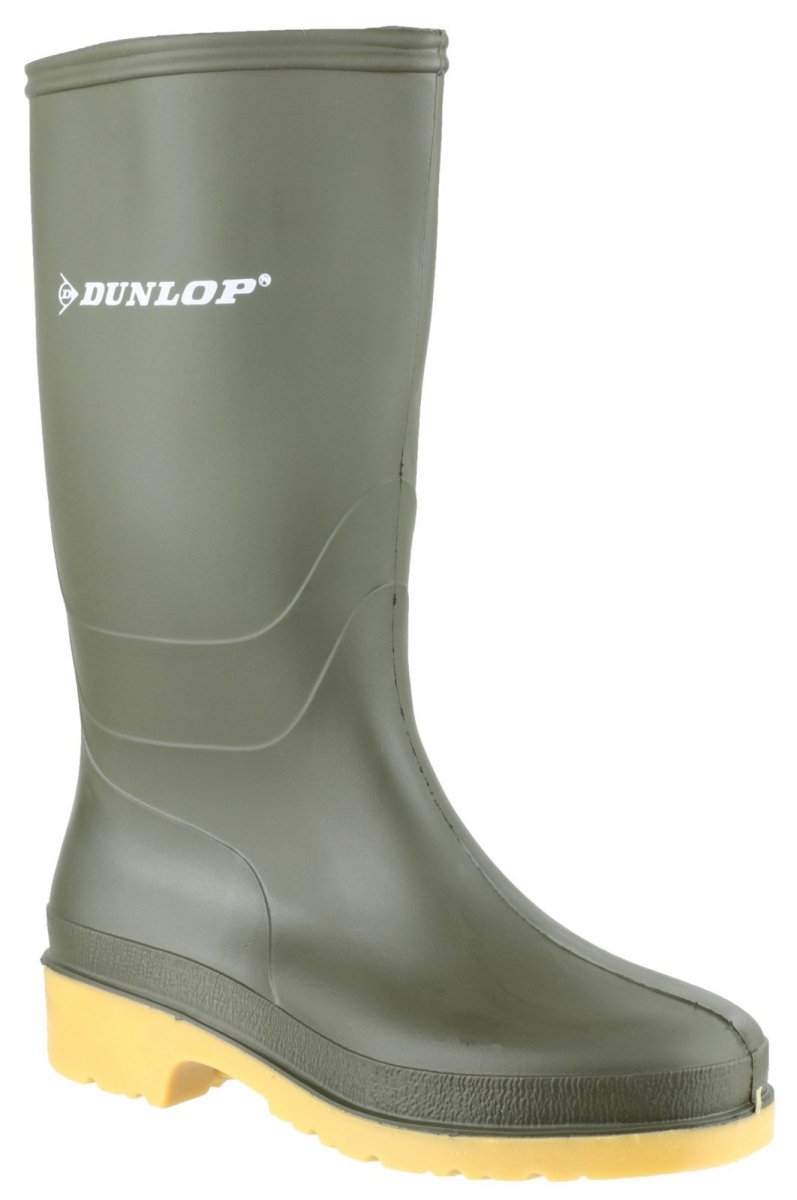 Dunlop Dull Kids Wellington Boots - Shoe Store Direct