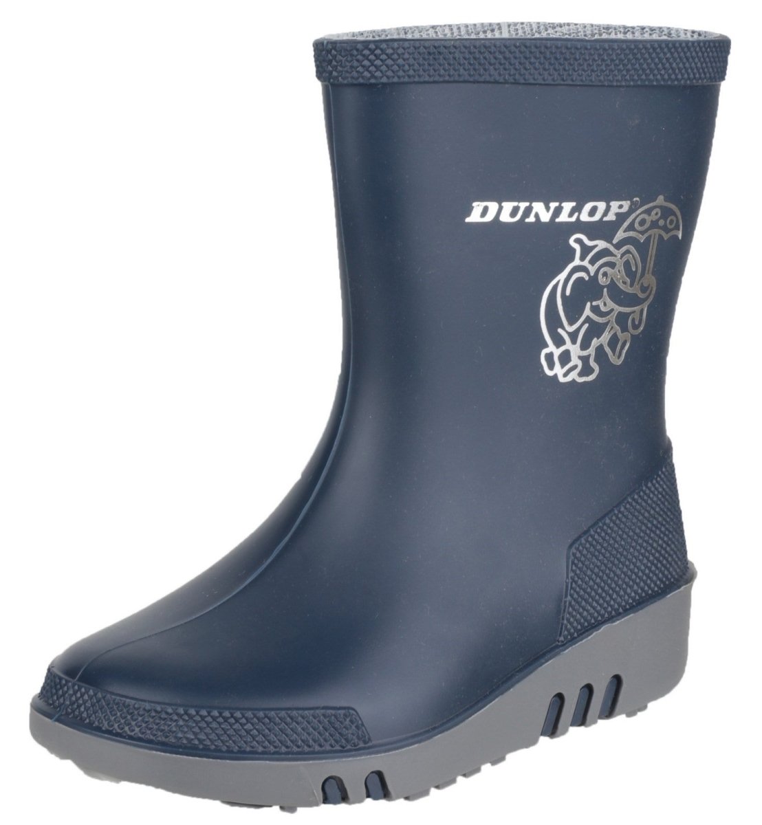 Dunlop Mini Elephant Kids Waterproof Wellington Boots - Shoe Store Direct