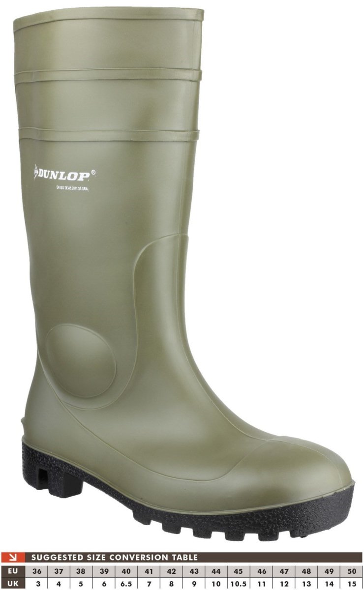 Dunlop Protomastor Full Safety Wellington Boots - Shoe Store Direct