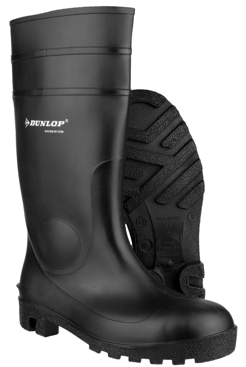 Dunlop Protomastor Full Safety Wellington Boots - Shoe Store Direct
